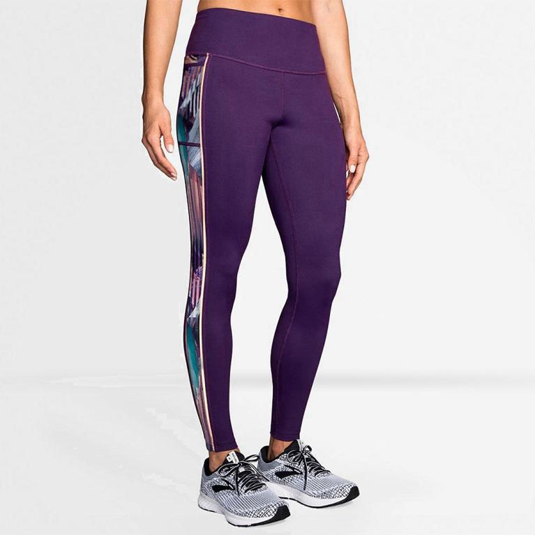 Brooks Greenlight - Leggings Mujer - Moradas (SXAJ-86503)